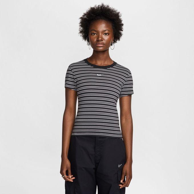 NIKE（ナイキ） Tシャツ 半袖 レディース L NSW CHLL ボーダー半袖T