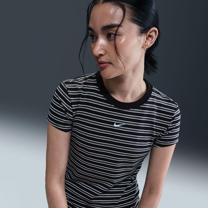 NIKE（ナイキ） Tシャツ 半袖 レディース L NSW CHLL ボーダー半袖T 