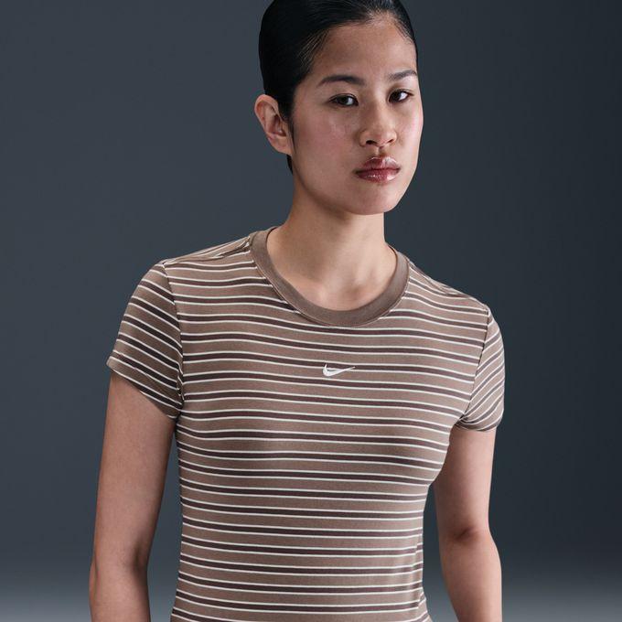 NIKE（ナイキ） Tシャツ 半袖 レディース L NSW CHLL ボーダー半袖T