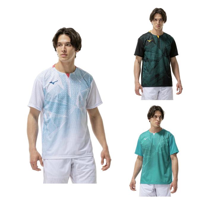 MIZUNO（ミズノ） バドミントンウェア ゲームシャツ メンズ ドライ