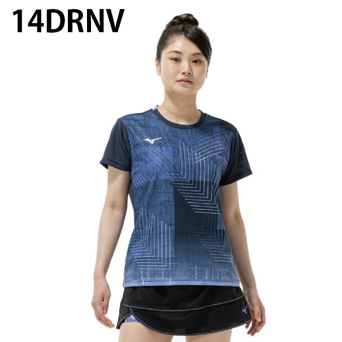MIZUNO（ミズノ） バドミントンウェア ゲームシャツ レディース ドライ
