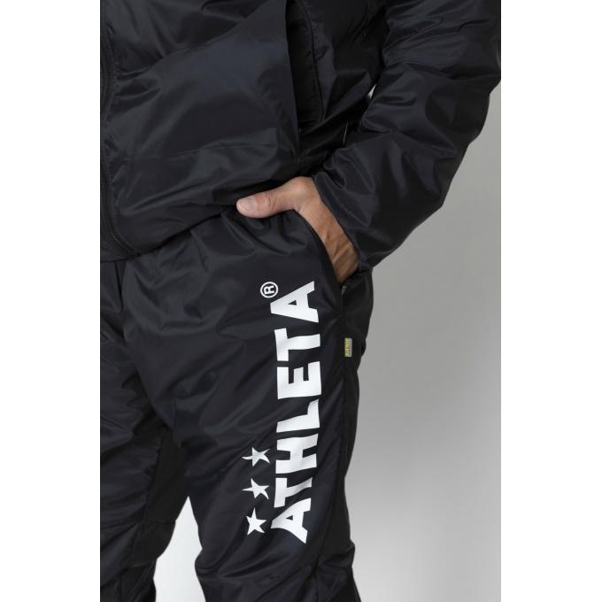 割引 ATHLETA ブラック ウィンドブレーカー＆パンツセット ATHLETA