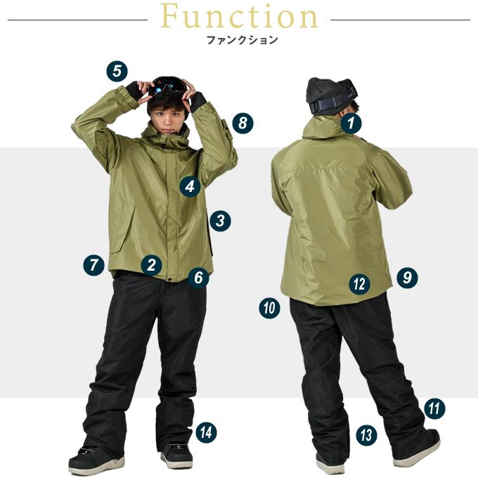 スキーウェア 上下セット メンズ 男性 超撥水 フード付き デニム柄 LL スキーウェア 上下セット メンズ 男性 超撥水 フード付き デニム柄 LL