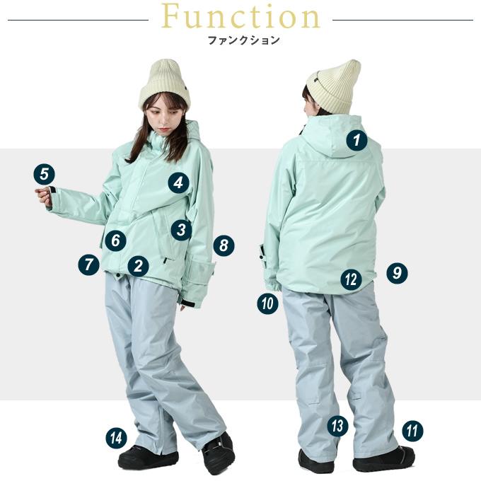 スノーボードウェアセット レディース おまけ付 ICEPARDAL（アイスパーダル） スキーウェア レディース スノーウェア