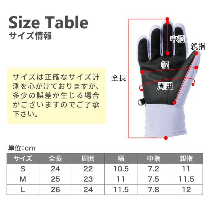 送料無料】スキー スノーボード グローブ レディース 防水 防寒 5本指