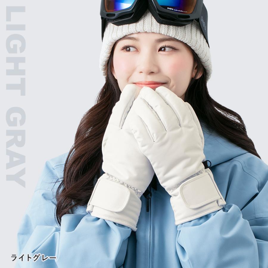 スキー スノーボード グローブ レディース 防水 防寒 5本指 耐水圧