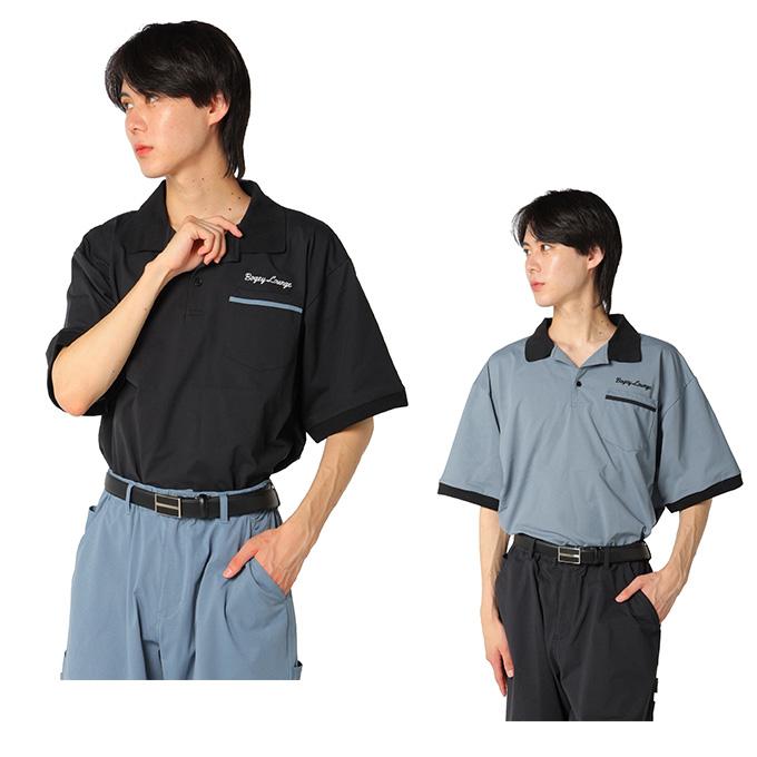 ボギー ラウンジ(BOGEY LOUNGE) ゴルフウェア ポロシャツ 半袖 メンズ メッシュ半袖ボーリングSH 5D199-67BG 【2025年春夏モデル】 ボギー ラウンジ(BOGEY LOUNGE) ゴルフウェア ポロシャツ 半袖 メンズ