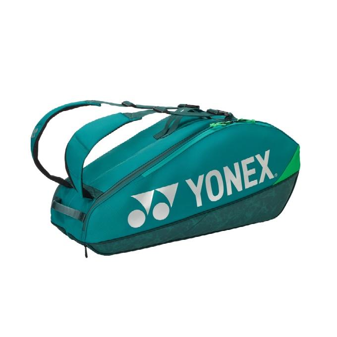 YONEX （ヨネックス） テニス バッグ ラケットバッグ6(テニス6本用) 【ダークグリーン】 BAG2402R 031 ラケットバッグ ラケットバッグ メンズ・レディース 男性用・女性用 グリーン 緑 25FW {SK} YONEX（ヨネックス） テニス バドミントン ラケットバッグ 6本用