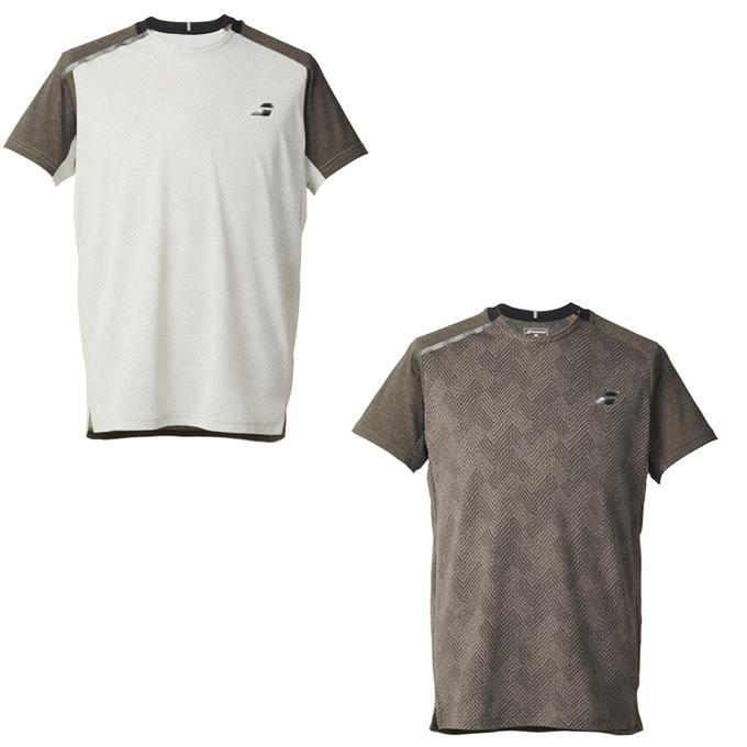 バボラ(Babolat) テニスウェア バドミントンウェア Tシャツ 半袖 メンズ VS ショートスリーブシャツ BUG5350 【国内正規品】 Babolat（バボラ） テニスウェア バドミントンウェア Tシャツ 半袖
