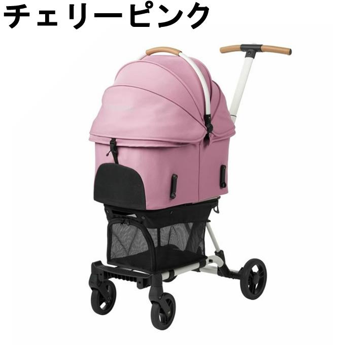 【極美品】AirBuggy ピンク ペットカート AIRBUGGY（エアバギー） ☆エアバギー ペットカート WIZ X ウィズ