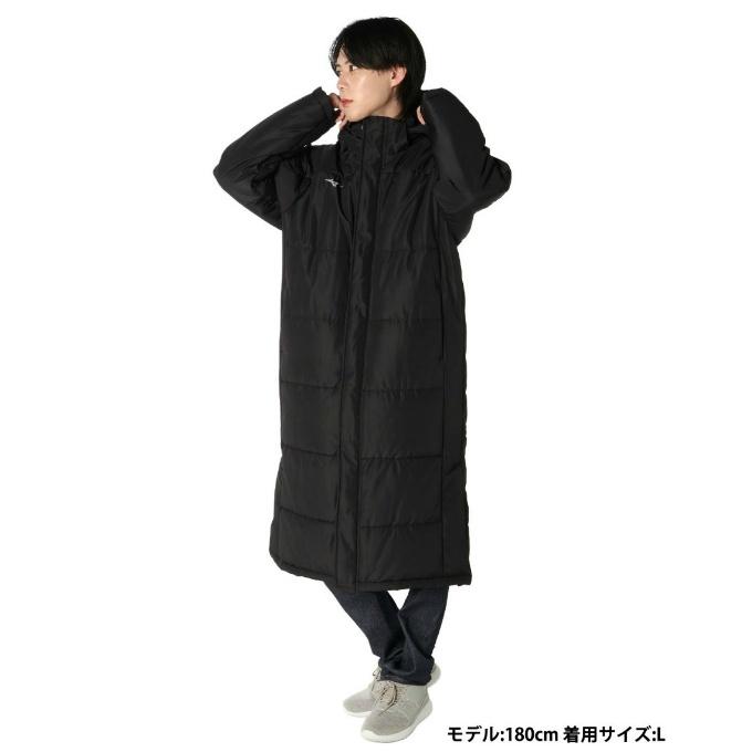 ミズノ ロングコート テックフィル ブレスサーモ 32MEC550 ベンチ