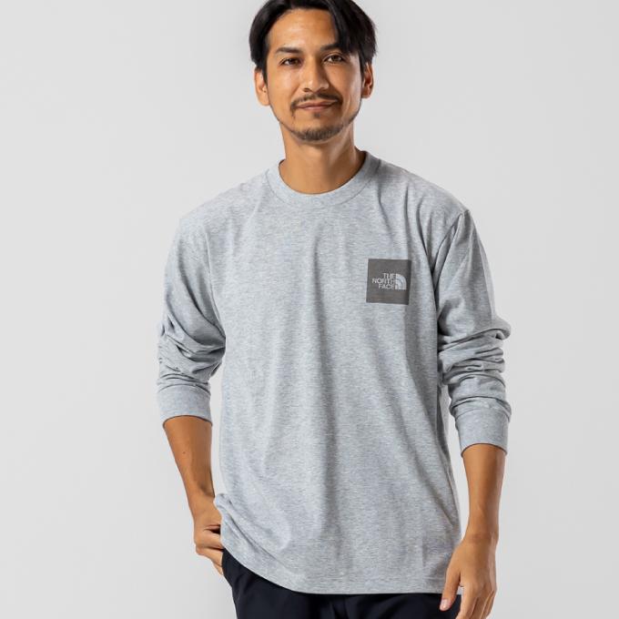 THE NORTH FACE（ザ ノースフェイス） メンズ L/S Square Logo Tee