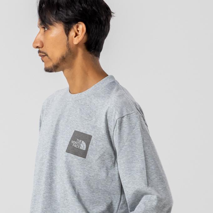 THE NORTH FACE（ザ ノースフェイス） メンズ L/S Square Logo Tee