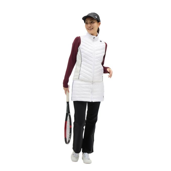 新品・タグ付き【テニス・ゴルフ】モーデュロイニットキルトベスト レディース XL 新品・タグ付き【テニス・ゴルフ】モーデュロイニットキルトベスト