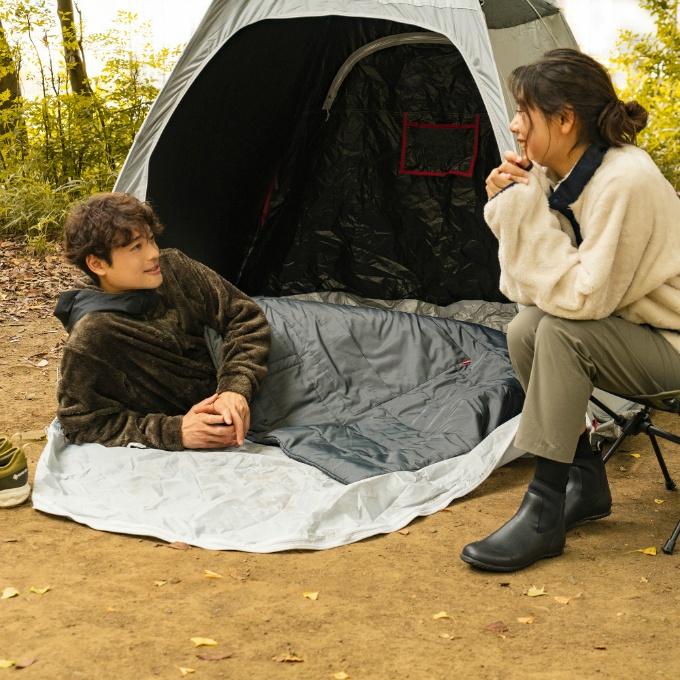 ミズノ ブレスサーモ布団 マルチウォーマー MIZUNO（ミズノ） ブレスサーモ布団マルチウォーマー 着れるーの