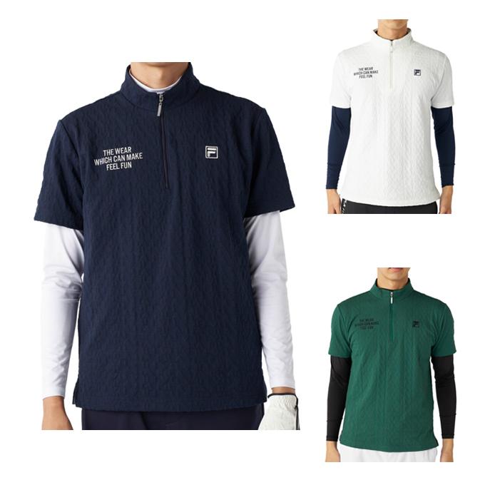 フィラ FILA ゴルフウェア シャツセット メンズ 半袖シャツインナーセット 785-500 【2025年秋冬モデル】 FILA（フィラ） ゴルフウェア シャツセット メンズ 半袖シャツインナー