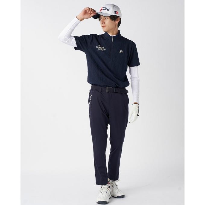 FILA（フィラ） ゴルフウェア シャツセット メンズ 半袖シャツインナー