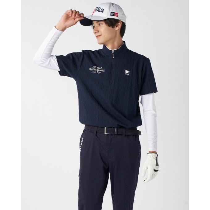 FILA &  ゴルフシャツセット FILA（フィラ） ゴルフウェア シャツセット メンズ 半袖シャツインナー
