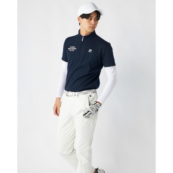 FILA（フィラ） ゴルフウェア シャツセット メンズ 半袖シャツインナー