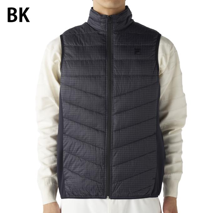 FILA（フィラ） ゴルフウェア アウターベスト メンズ 極薄ハイブリッド