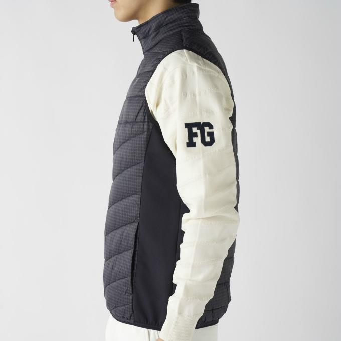 フィラ ゴルフ メンズ 極薄ハイブリッドダウンベスト ゴルフウェア トップス 上着 アウター ホワイト 白 ブラック 黒 送料無料 FILA GOLF 785209 FILA（フィラ） ゴルフウェア アウターベスト メンズ 極薄ハイブリッド