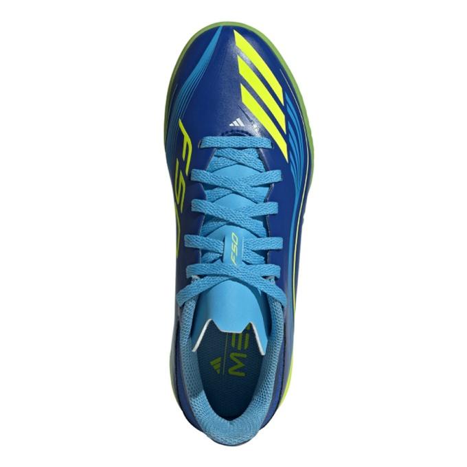  F50 サッカーシューズ 黒/青 収納袋付き adidas（アディダス） サッカー トレーニングシューズ ジュニア F50