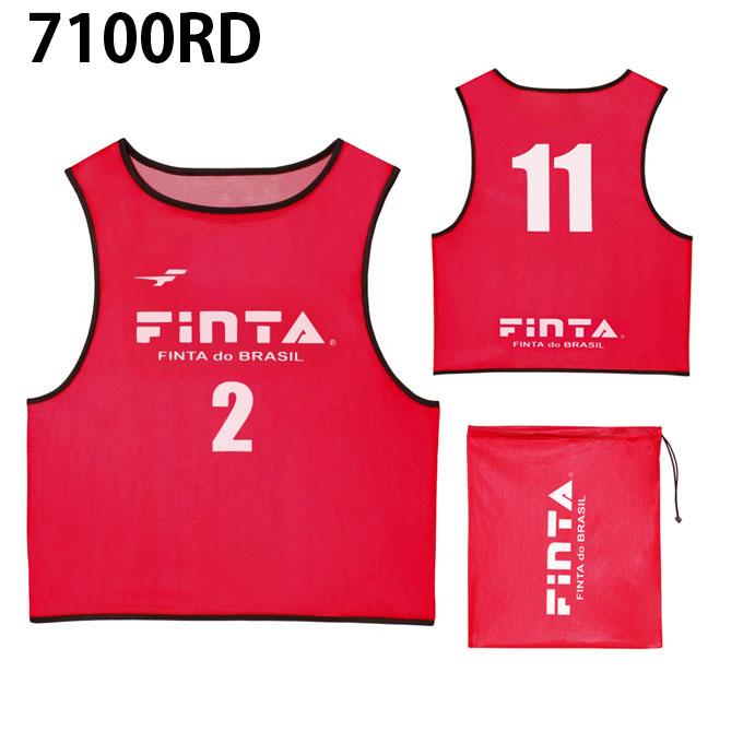 FINTA（フィンタ） ビブス 昇華 ビブス10枚セット 番号入り FT3525