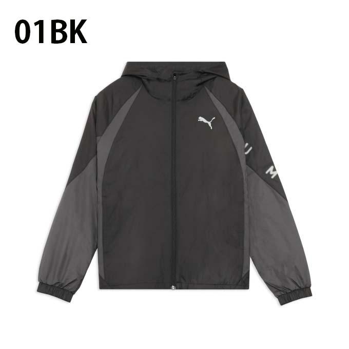 PUMA ウィンドブレーカー　上下セット　裏起毛　トリコット　黒　150cm新品 PUMA（プーマ） ウインドブレーカー上下セット ジュニア JAS裏トリ+