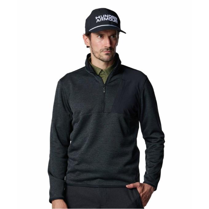 アンダーアーマー(UNDER ARMOUR) ゴルフウェア スウェット メンズ UAドライブ セーターフリース 1/2ジップ ジャケット 6005671-001 【2025年秋冬モデル】 | UNDER ARMOUR