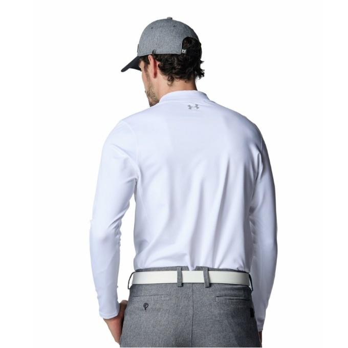 一点限り　新品　未使用　タグ付き　メンズ　アンダーアーマー　ゴルフ　M　長袖 ネコポス アンダーアーマー メンズ ゴルフ シャツ 長袖 モックネック