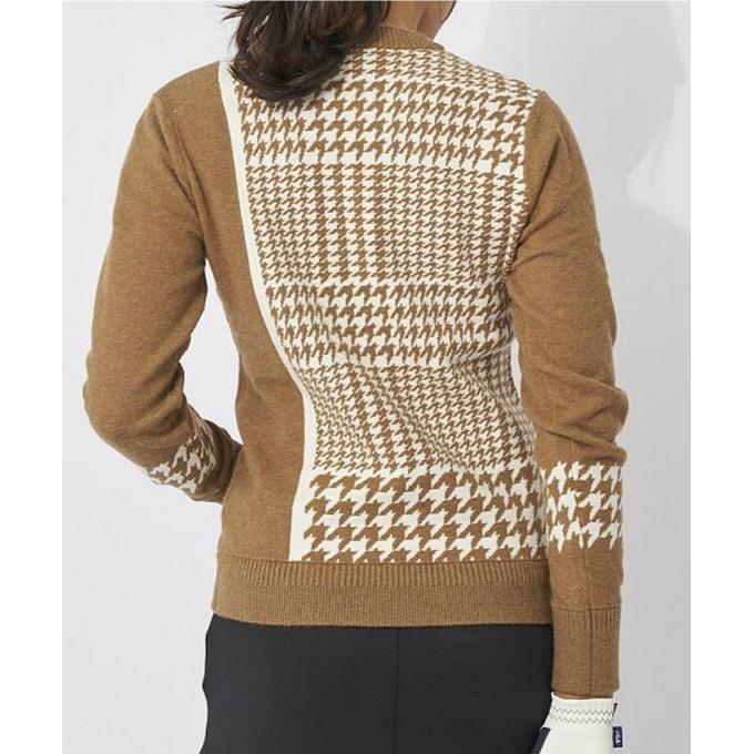 クアルトユナイテッド CUARTO UNITED 配色フリルセーター ゴルフウェア