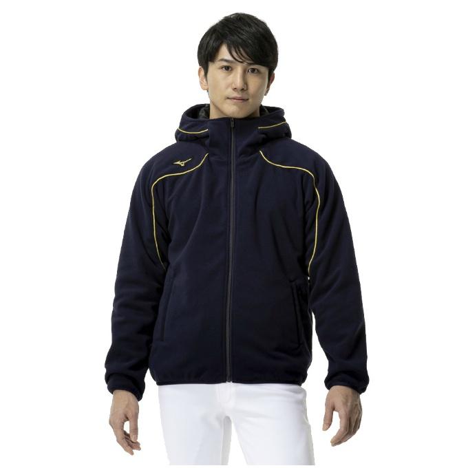 MIZUNO（ミズノ） 野球 フリース パーカー メンズ フリースフーディ