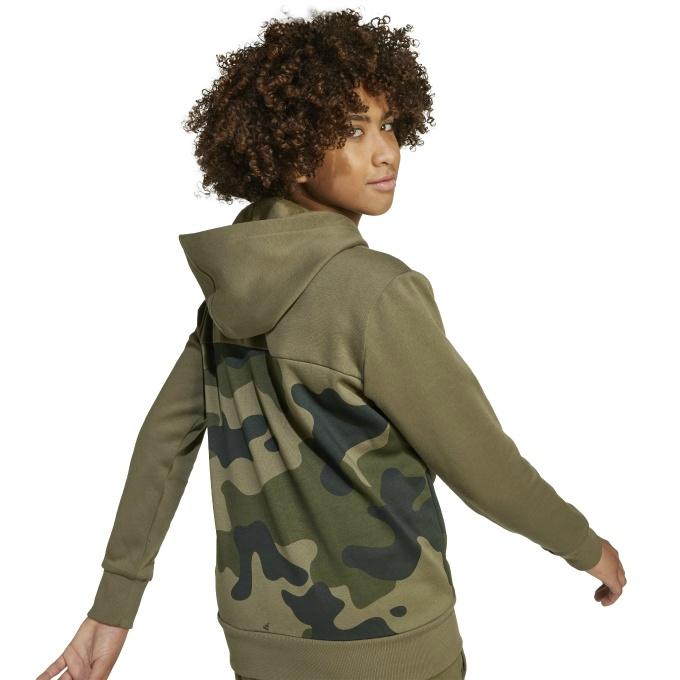 adidas（アディダス） スウェットパーカー ジュニア ESS CAMO フーディ