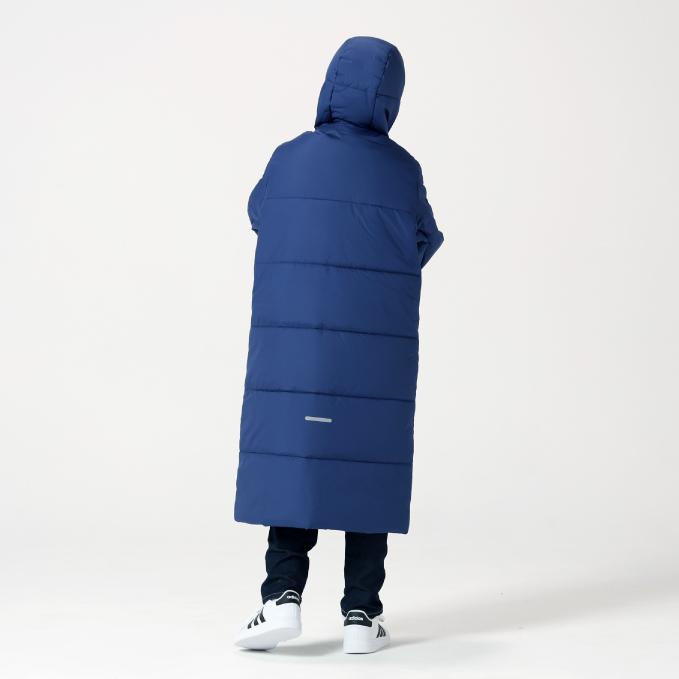 adidas（アディダス） ベンチコート ジュニア キッズ 3ストライプ