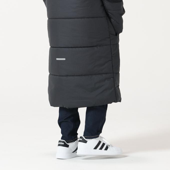 adidas（アディダス） ベンチコート ジュニア 3ストライプ ロング