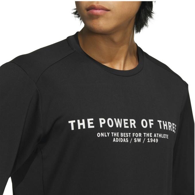 adidas（アディダス） スポーツウェア 長袖 M ADPT LS Tシャツ KA1243