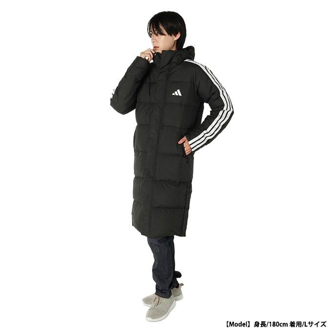 adidas（アディダス） ロングコート 3ST フードロングダウンコート