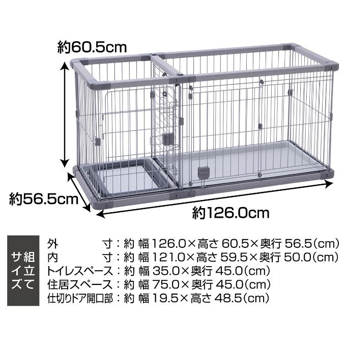 Petio（ペティオ） サークル 犬用 トイレのしつけが出来る ドッグ