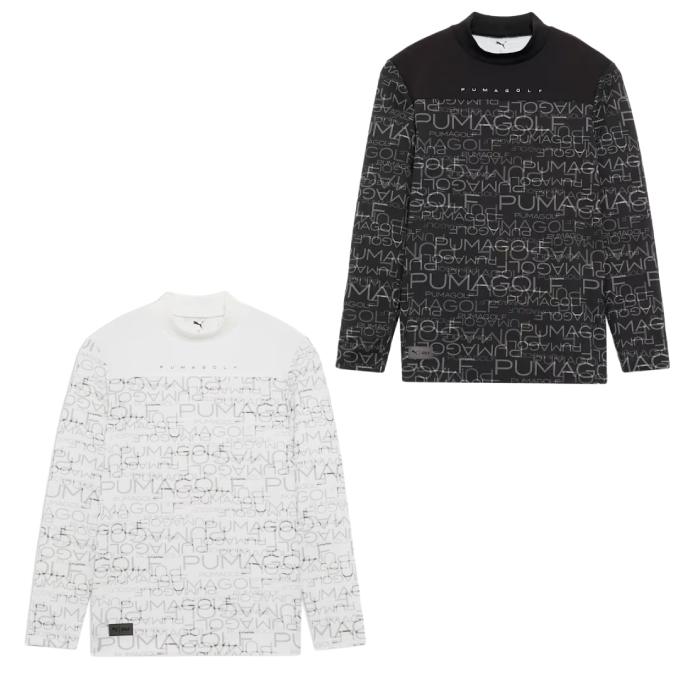 PUMA（プーマ） ゴルフウェア 長袖シャツ メンズ PBモックネック長袖