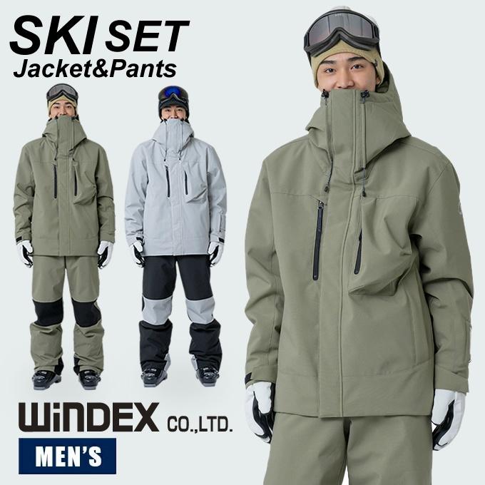 defender スノーウェア ウインデックス 上下 スキーウェア 黒 L