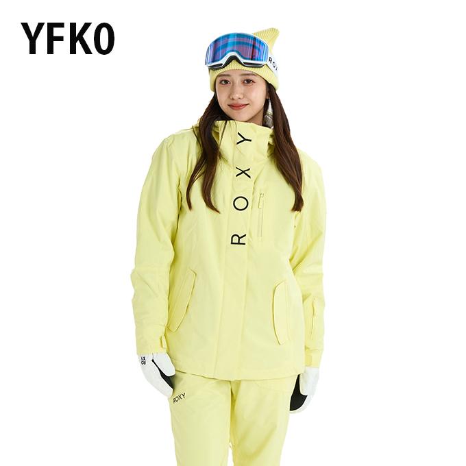 【値下げ交渉可】ROXY イエロースノーボードジャケット L ROXY（ロキシー） スノーボードウェア ジャケット レディース