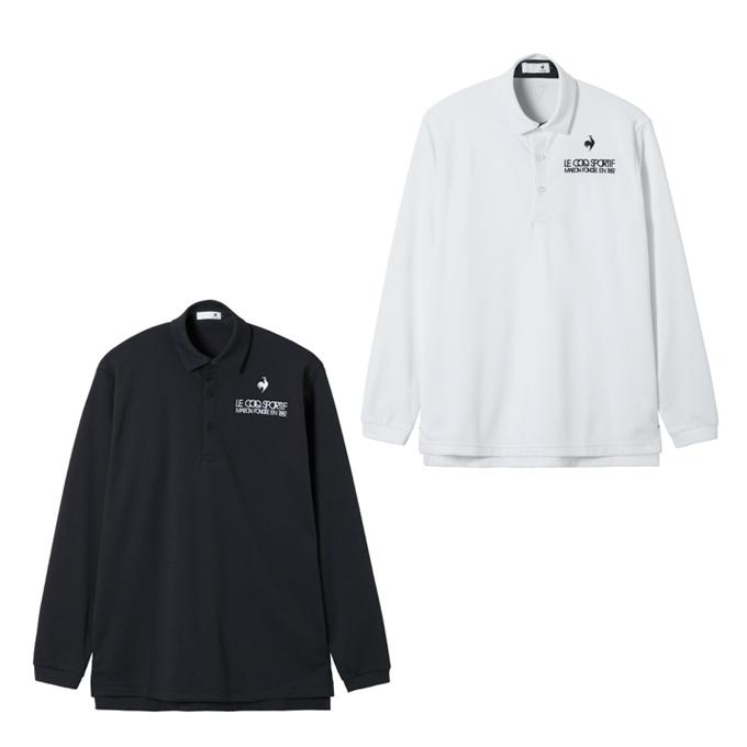 ルコックスポルティフ le coq sportif ゴルフウェア ポロシャツ 長袖 メンズ トライアングルジャガード長袖シャツ LG5FLS07M 【2025年秋冬モデル】 le coq sportif（ルコックスポルティフ） ゴルフウェア ポロシャツ