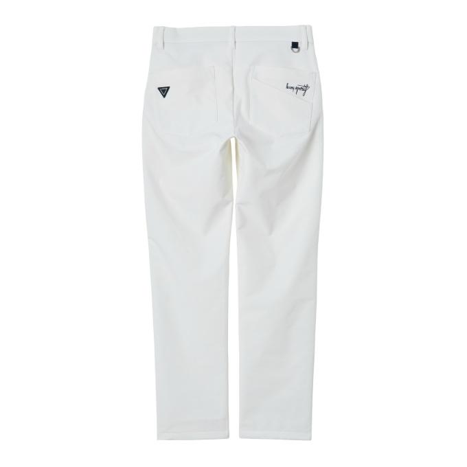 ルコックスポルティフ(lecoqsportif)ゴルフウェア 裏起毛 ストレッチ ロングパンツ LG5FLP01M WH00(… le coq sportif（ルコックスポルティフ） ゴルフウェア ロングパンツ