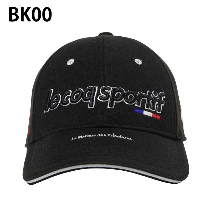le coq sportif ブラックキャップ LCSロゴ le coq sportif 3Dロゴキャップ （ブラック） -デサントストア