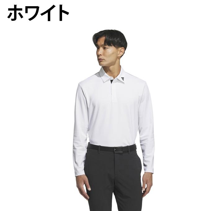 【新品 L】アディダスゴルフ 上下セット 長袖ポロシャツ＆ショートパンツ adidas（アディダス） ゴルフウェア ポロシャツ 長袖 メンズ COLD.RDY