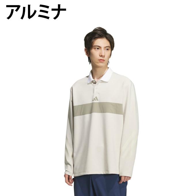 adidas（アディダス） ゴルフウェア ポロシャツ 長袖 メンズ ビヨンド