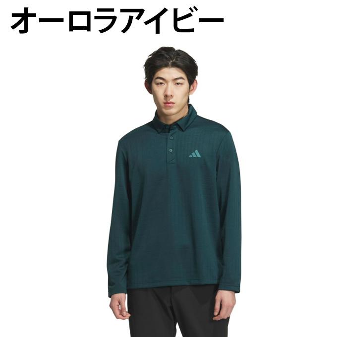adidas（アディダス） ゴルフウェア ポロシャツ 長袖 メンズ