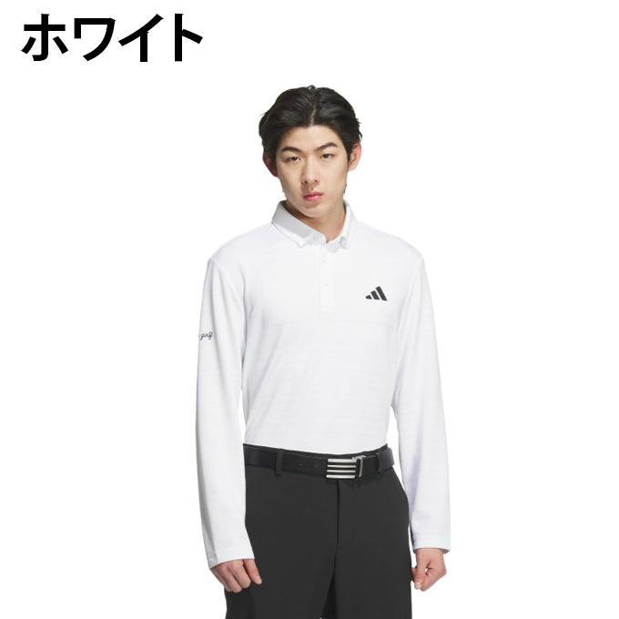 adidas（アディダス） ゴルフウェア ポロシャツ 長袖 メンズ
