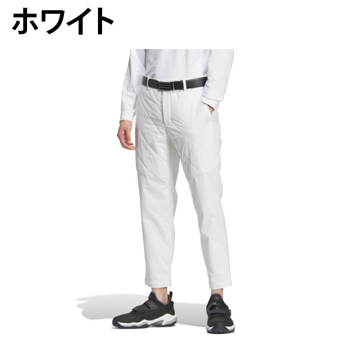 adidas メンズ ゴルフ 暖パン ホワイト adidas（アディダス） ゴルフウェア ロングパンツ メンズ EX STRETCH