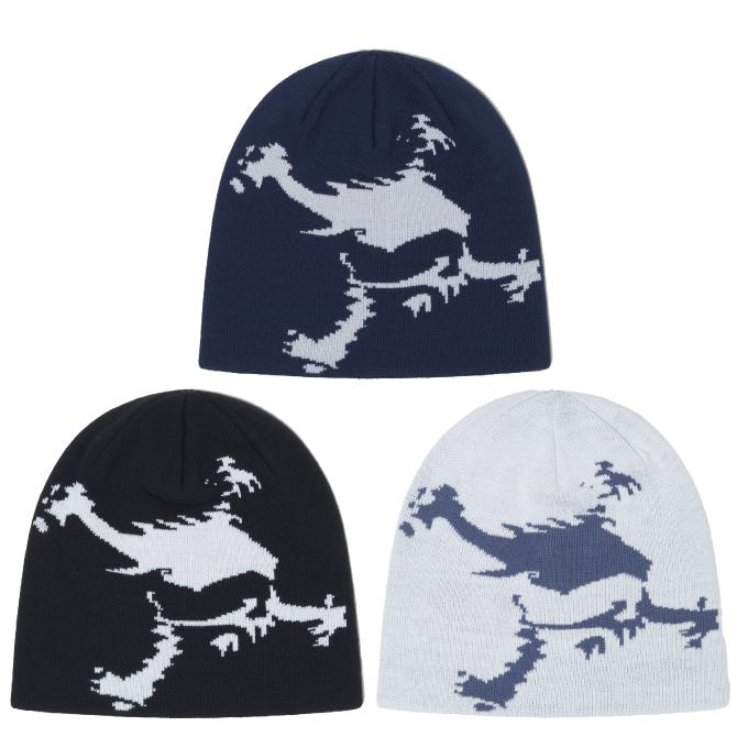 【激レア】OAKLEY archive ビーニー　ニット帽　00s スカルロゴ OAKLEY（オークリー） 日本正規品 SKULL BEANIE FA 24.0 スカル